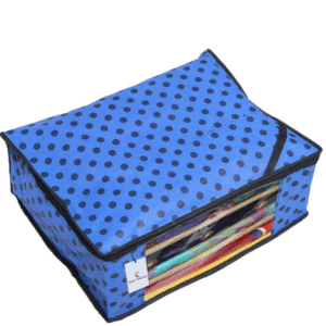 Heart Home 6 Piece Non Woven Saree Cover Set, Royal Blue, CTHH11697