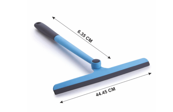 Homeor 360° Rotatable Cleaning Glass Wiper Window Cleaner, Silicone Squeegee for Bathroom for Windows and Car Glass, Window Squeegee, Mirror Scraper Brush with Soft Rubber, Pack of 1, Multi-Color