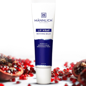 Mannlich Lip Balm For Men (10G) Lip Care With Spf 50 Pa++++ Protection - Lip Lightening For Dry & Chapped Lips - Moisturizes, Long-Lasting Hydration With 2% Kojic Acid & 1% Hyaluronic Acid, white