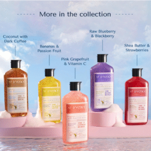 ST. D'VENCE The Postcard Collection Salicylic Acid Body Wash Shower Gel For Women & Men | Tan Removal Salicylic Acid Body Wash for Summer Combo | Paraben & Sulphate Free - (300 ml x 3)