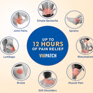 Medical-Grade Japanese Pain Relief Patch – Fast Relief for Joint, Muscle & Arthritis Pain | Non-Irritating, Long-Lasting (PACK OF 5)