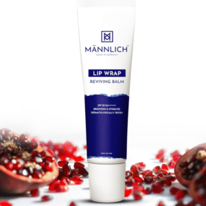 Mannlich Lip Balm For Men (10G) Lip Care With Spf 50 Pa++++ Protection - Lip Lightening For Dry & Chapped Lips - Moisturizes, Long-Lasting Hydration With 2% Kojic Acid & 1% Hyaluronic Acid, white