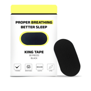 Mouth Tape | Supports Nasal Breathing | Enhances Sleep | Hypoallergenic Adhesive | Skin-Friendly & Comfortable | CDSCO Approved | 30 Tapes (1)